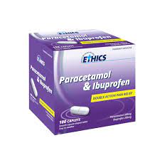 Ethics Paracetamol & Ibuprofen 100 caplets